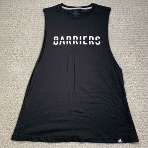 Adidas The Go To Performance Barriers Muscle Tank Climalite Black Women’s Small